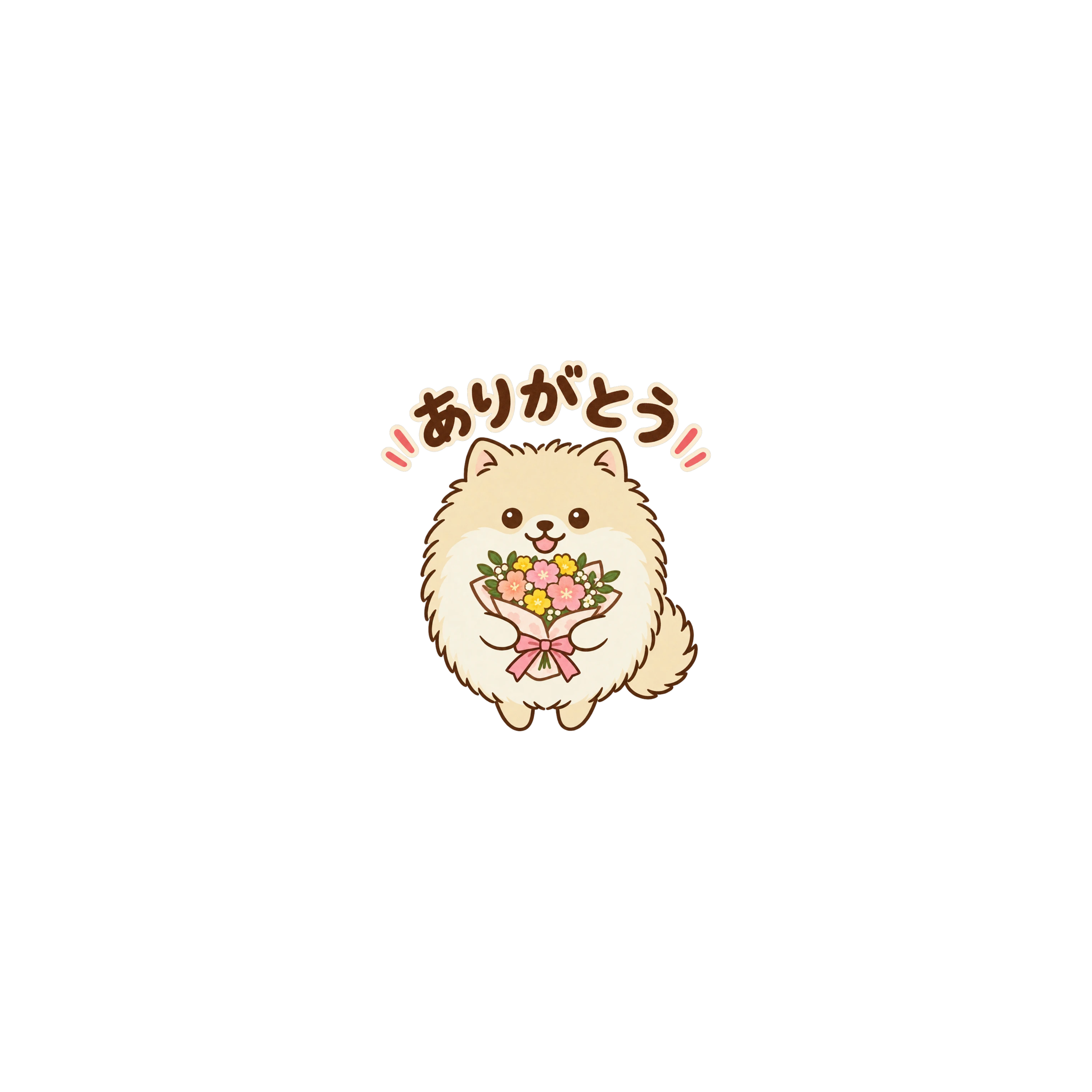 ポメラニアン ありがとう