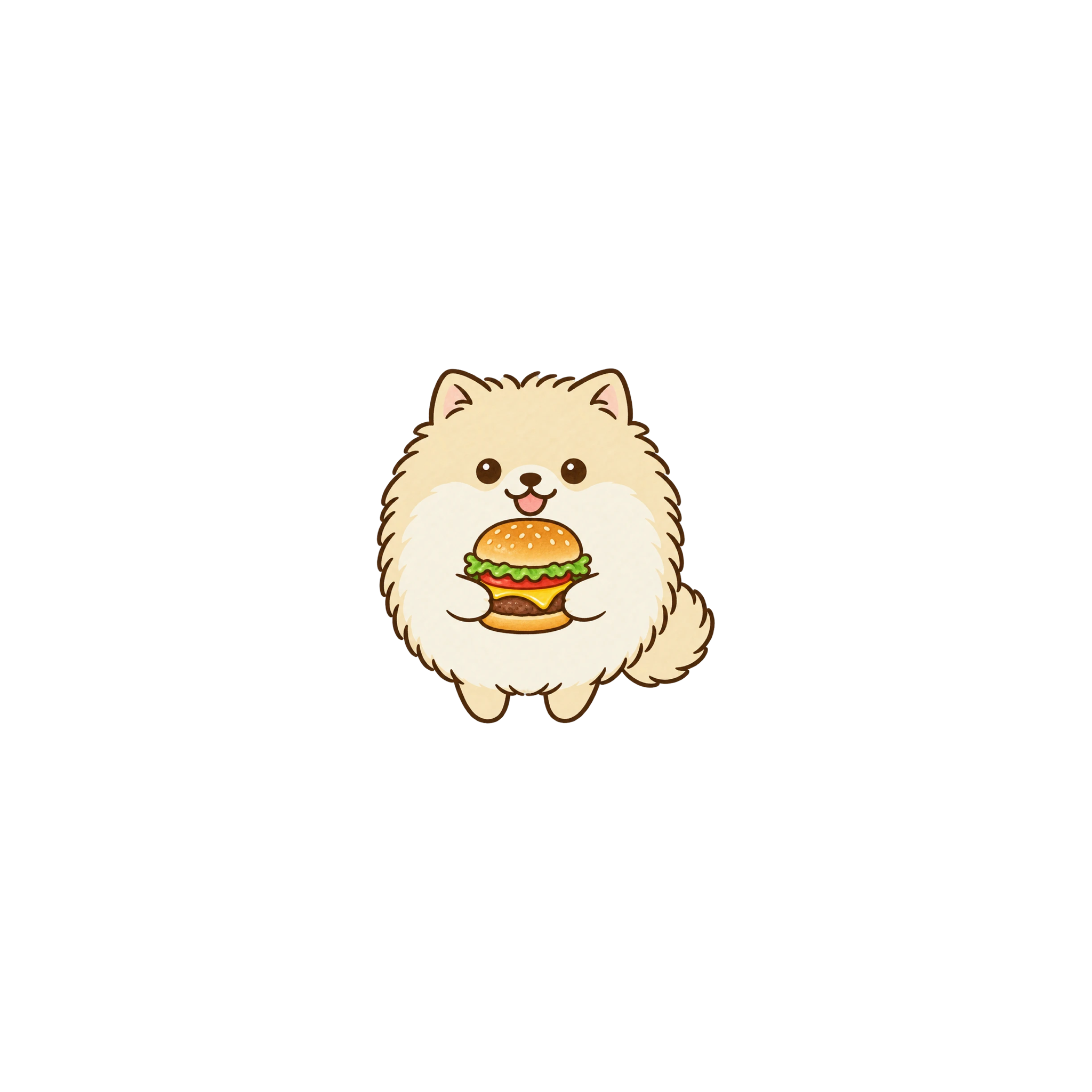 ポメラニアン ハンバーガー