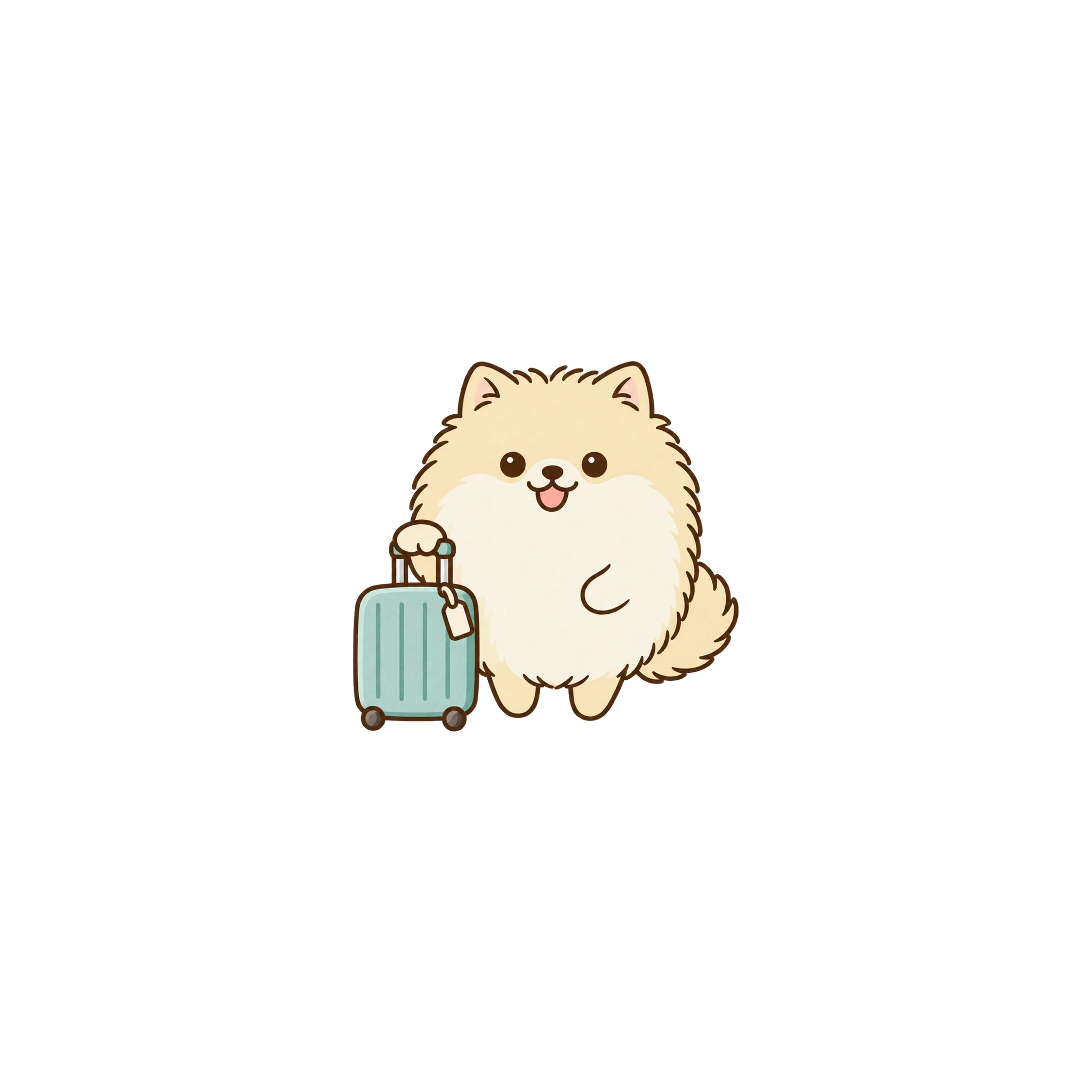 ポメラニアン 旅行