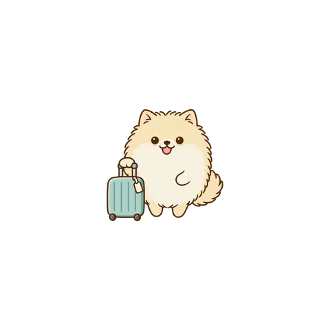 ポメラニアン 旅行